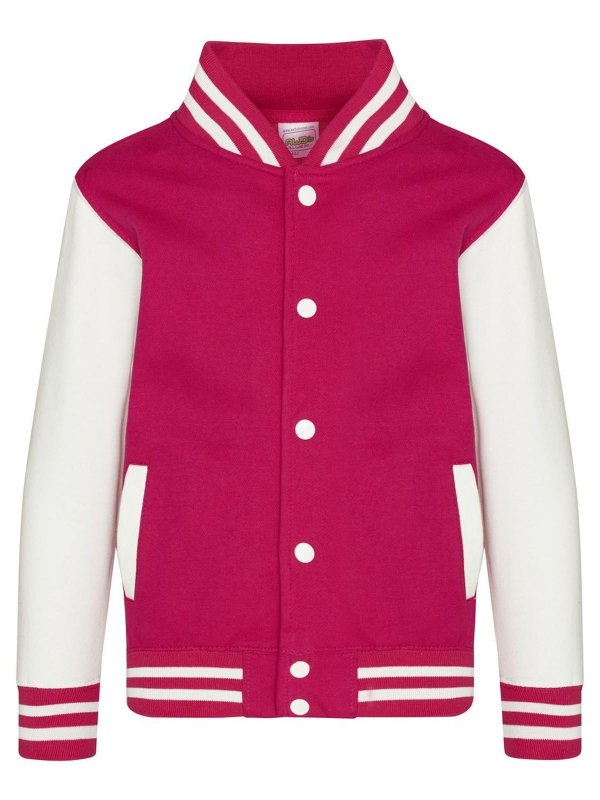 hot pink/white